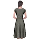 Cap Sleeve Wrap Front Dress 