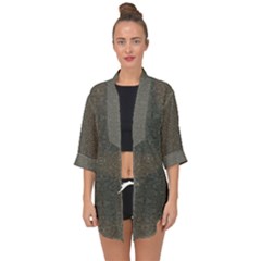 Open Front Chiffon Kimono 