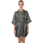 Melody Half Sleeve Satin Kimono 