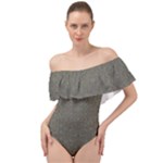 Melody Off Shoulder Velour Bodysuit 