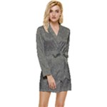 Melody Long Sleeve Satin Robe