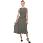 Melody Midi Tie-Back Chiffon Dress