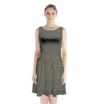 Melody Sleeveless Waist Tie Chiffon Dress