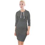 Melody Quarter Sleeve Hood Bodycon Dress