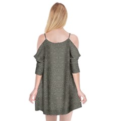 Cutout Spaghetti Strap Chiffon Dress 