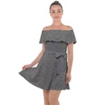 Melody Off Shoulder Velour Dress