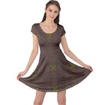 Artist Pallete Cap Sleeve Dress