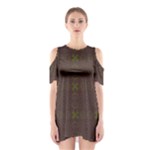 Artist Pallete Shoulder Cutout One Piece Dress