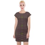 Artist Pallete Cap Sleeve Bodycon Dress
