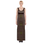 Artist Pallete Thigh Split Maxi Dress