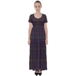 Artist Pallete High Waist Short Sleeve Maxi Dress