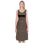 Artist Pallete Midi Sleeveless Dress