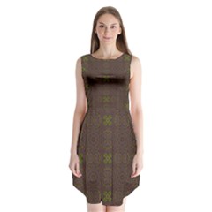 Sleeveless Chiffon Dress   