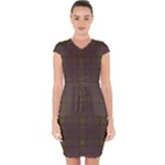 Artist Pallete Capsleeve Drawstring Dress 