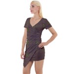 Artist Pallete Short Sleeve Asymmetric Mini Dress