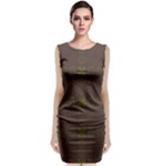 Artist Pallete Sleeveless Velvet Midi Dress