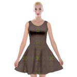 Artist Pallete Velvet Skater Dress