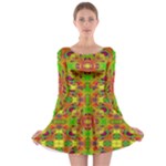 Black Beauty Long Sleeve Skater Dress