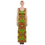 Black Beauty Thigh Split Maxi Dress