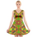 Black Beauty V-Neck Sleeveless Dress