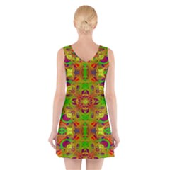 V-Neck Sleeveless Dress 
