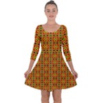 Pate (2) Quarter Sleeve Skater Dress