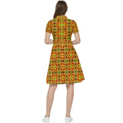 Short Sleeve Waist Detail Dress 
