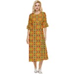 Pate (2) Double Cuff Midi Dress