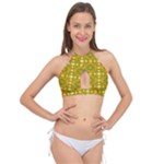 Triba (2) Cross Front Halter Bikini Top