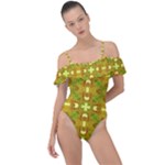 Triba (2) Frill Detail One Piece Swimsuit