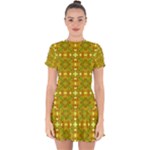 Triba (2) Drop Hem Mini Chiffon Dress