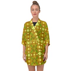 Half Sleeve Chiffon Kimono 
