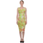Watercolor Autumn (2) Sleeveless Pencil Dress