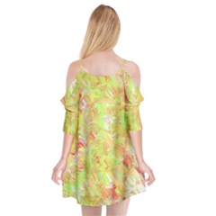 Cutout Spaghetti Strap Chiffon Dress 