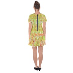 Drop Hem Mini Chiffon Dress 