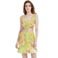 Velour Cutout Dress 