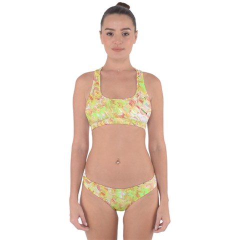 Watercolor Autumn (2) Cross Back Hipster Bikini Set from ArtsNow.com