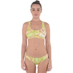 Watercolor Autumn (2) Cross Back Hipster Bikini Set
