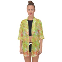 Open Front Chiffon Kimono 