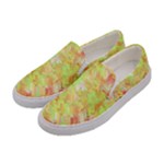 Watercolor Autumn (2) Women s Canvas Slip Ons