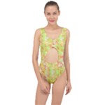Watercolor Autumn (2) Center Cut Out Swimsuit
