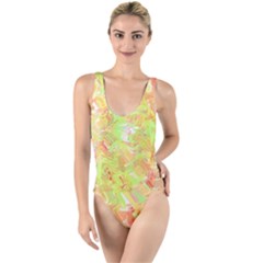 High Leg Strappy Swimsuit 