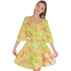 Velour Kimono Dress 