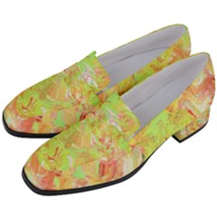 Women s Chunky Heel Loafers 