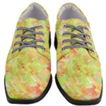 Watercolor Autumn (2) Women Heeled Oxford Shoes