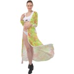 Watercolor Autumn (2) Maxi Chiffon Beach Wrap