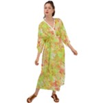 Watercolor Autumn (2) Grecian Style  Maxi Dress