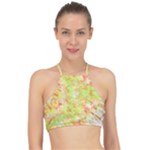 Watercolor Autumn (2) Racer Front Bikini Top