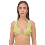 Watercolor Autumn (2) Double Strap Halter Bikini Top