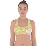 Watercolor Autumn (2) Cross Back Hipster Bikini Top 